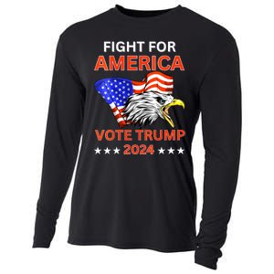 Fight For America Trump 2024 We The People Have Had Enough Cooling Performance Long Sleeve Crew