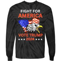 Fight For America Trump 2024 We The People Have Had Enough Tie-Dye Long Sleeve Shirt