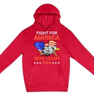 Fight For America Trump 2024 We The People Have Had Enough Premium Pullover Hoodie