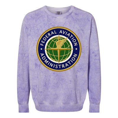 Faa Federal Aviation Administration Colorblast Crewneck Sweatshirt