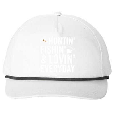 Funny Fishing And Hunting Gift Snapback Five-Panel Rope Hat