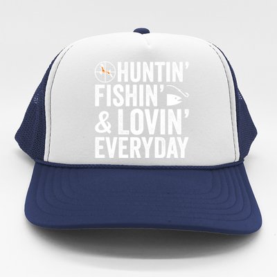 Funny Fishing And Hunting Gift Trucker Hat