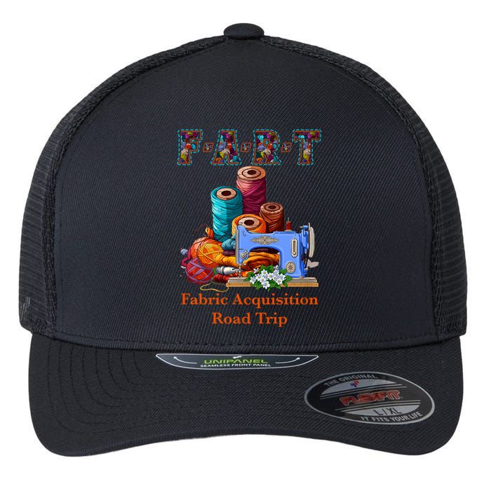 Fart Fabric Acquisition Road Trip Sewing F.A.R.T Quilting Flexfit Unipanel Trucker Cap