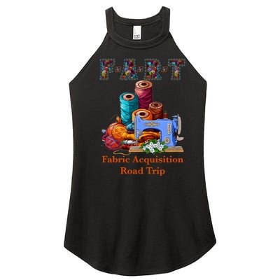 Fart Fabric Acquisition Road Trip Sewing F.A.R.T Quilting Women’s Perfect Tri Rocker Tank