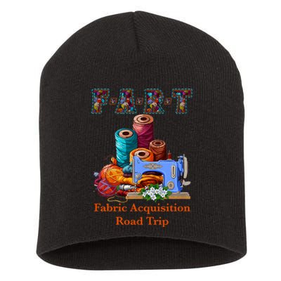 Fart Fabric Acquisition Road Trip Sewing F.A.R.T Quilting Short Acrylic Beanie