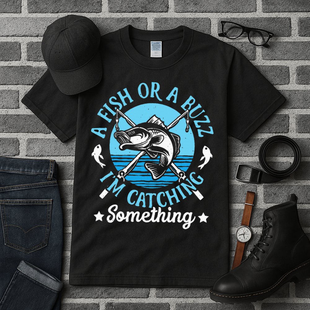 Funny Fishing A Fish Or A Buzz Tall T-Shirt