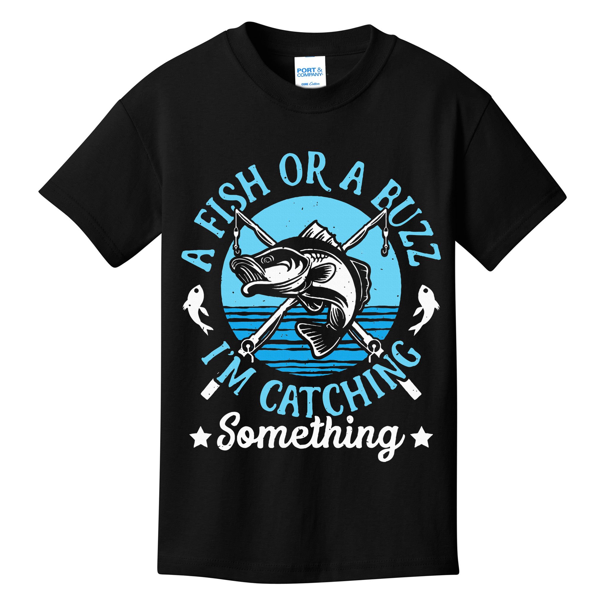Funny Fishing A Fish Or A Buzz Kids T-Shirt