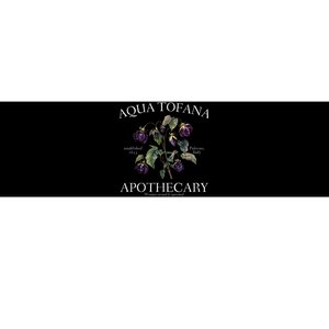 Funny Feminist Aqua Tofana Apothecary Bumper Sticker