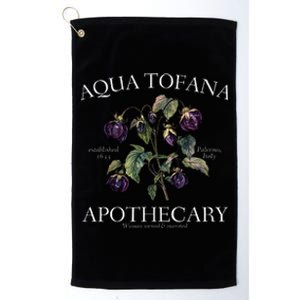 Funny Feminist Aqua Tofana Apothecary Platinum Collection Golf Towel