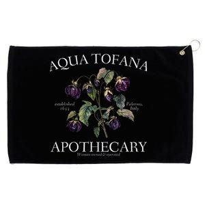 Funny Feminist Aqua Tofana Apothecary Grommeted Golf Towel