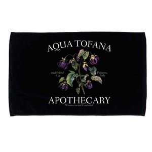 Funny Feminist Aqua Tofana Apothecary Microfiber Hand Towel