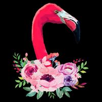 Flamingo Floral Art Impact Tech Backpack