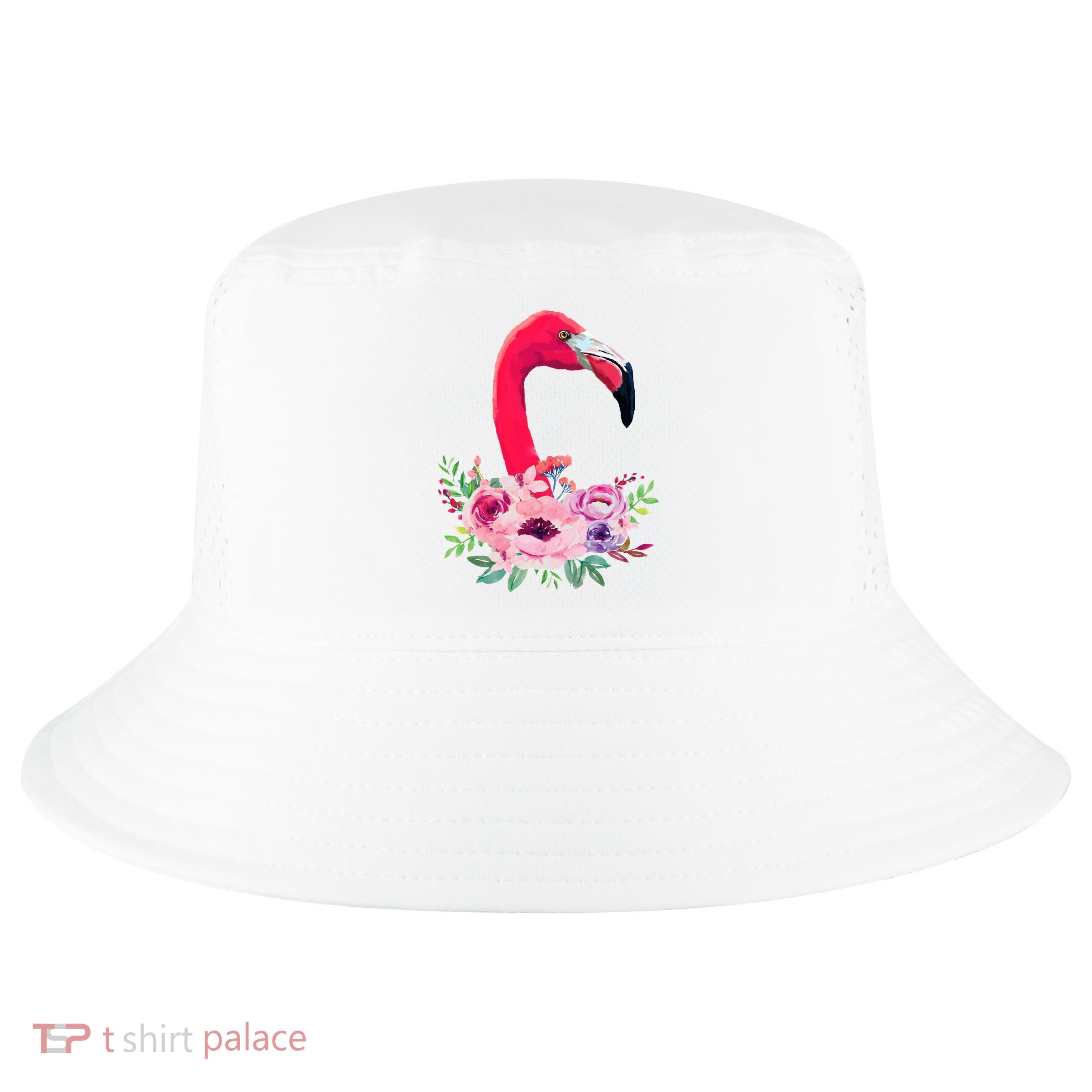 Flamingo Floral Art Cool Comfort Performance Bucket Hat