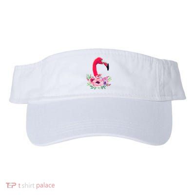 Flamingo Floral Art Visor