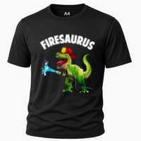 Future Firefighter Art For Fire Department Fireman Cooling Performance Crew T-Shirt