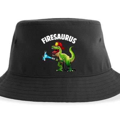 Future Firefighter Art For Fire Department Fireman Sustainable Bucket Hat
