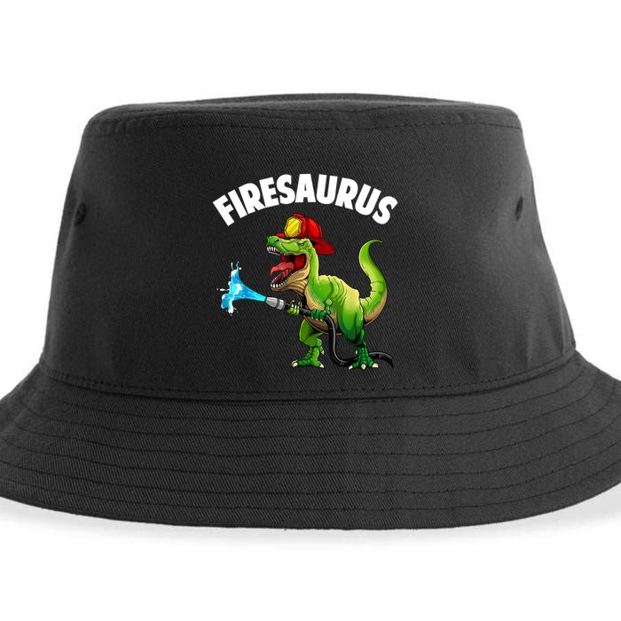 Future Firefighter Art For Fire Department Fireman Sustainable Bucket Hat