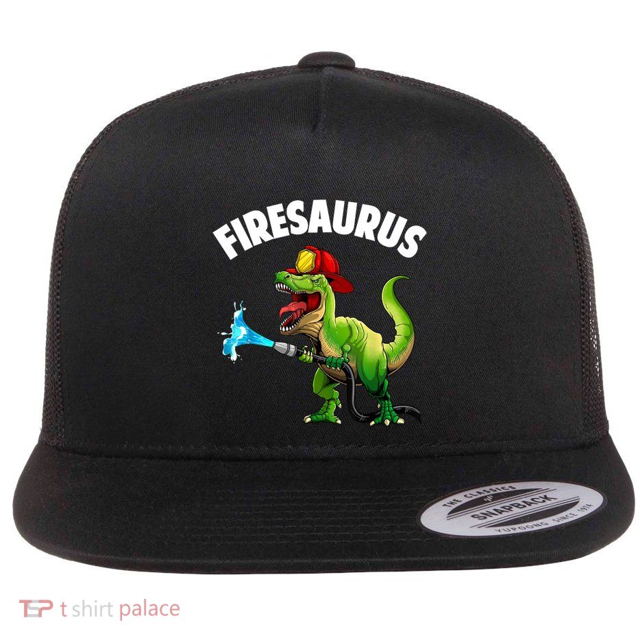 Future Firefighter Art For Fire Department Fireman Flatbill Hat