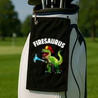 Future Firefighter Art For Fire Department Fireman Golf Towel