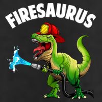 Future Firefighter Art For Fire Department Fireman Golf Towel