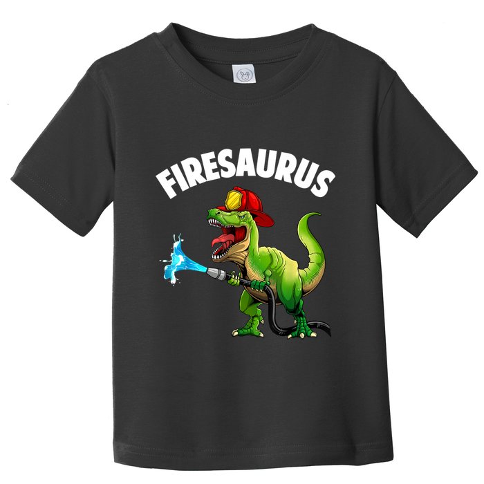 Future Firefighter Art For Fire Department Fireman Toddler T-Shirt