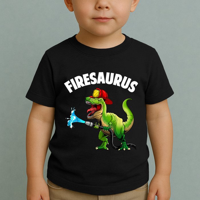 Future Firefighter Art For Fire Department Fireman Toddler T-Shirt