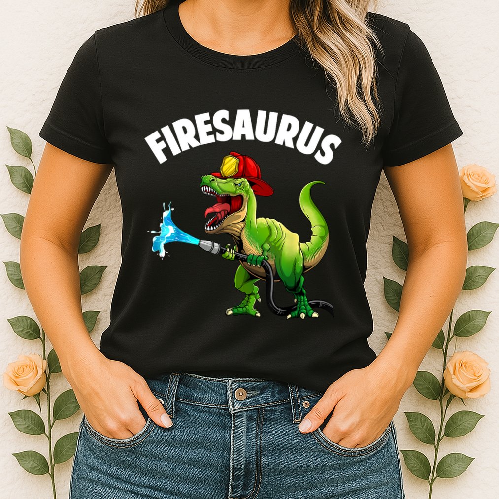 Future Firefighter Art For Fire Department Fireman Womens T-Shirt
