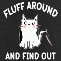 Funny Fluff Around And Find Out Sarcasm 11oz C Handle Ceramic Mug