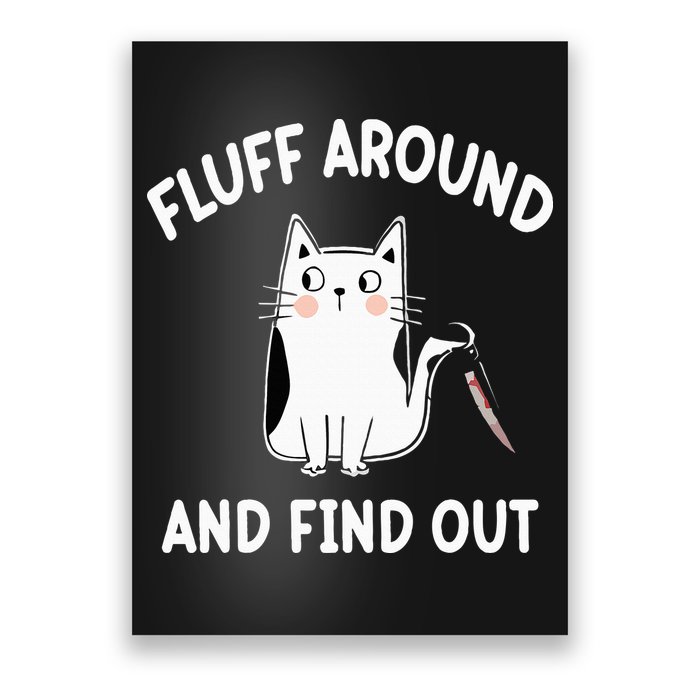 Funny Fluff Around And Find Out Sarcasm Poster