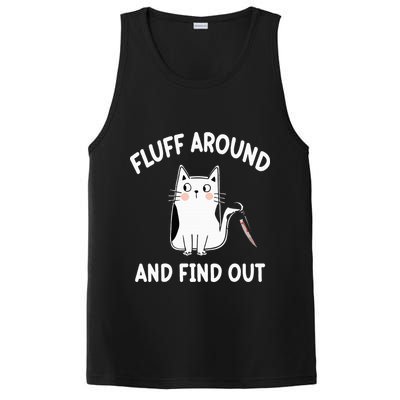 Funny Fluff Around And Find Out Sarcasm PosiCharge Competitor Tank