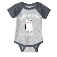 Funny Fluff Around And Find Out Sarcasm Infant Baby Jersey Bodysuit