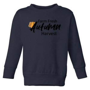 Farm Fresh Autumn Harvest Graphic Toddler Sweatshirt