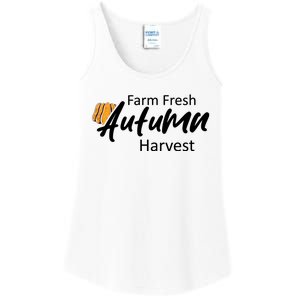 Farm Fresh Autumn Harvest Graphic Ladies Essential Tank