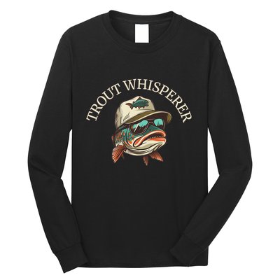 Fishing Fun Adventurous Trout Whisperer Long Sleeve Shirt