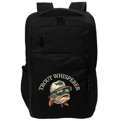 Fishing Fun Adventurous Trout Whisperer Impact Tech Backpack