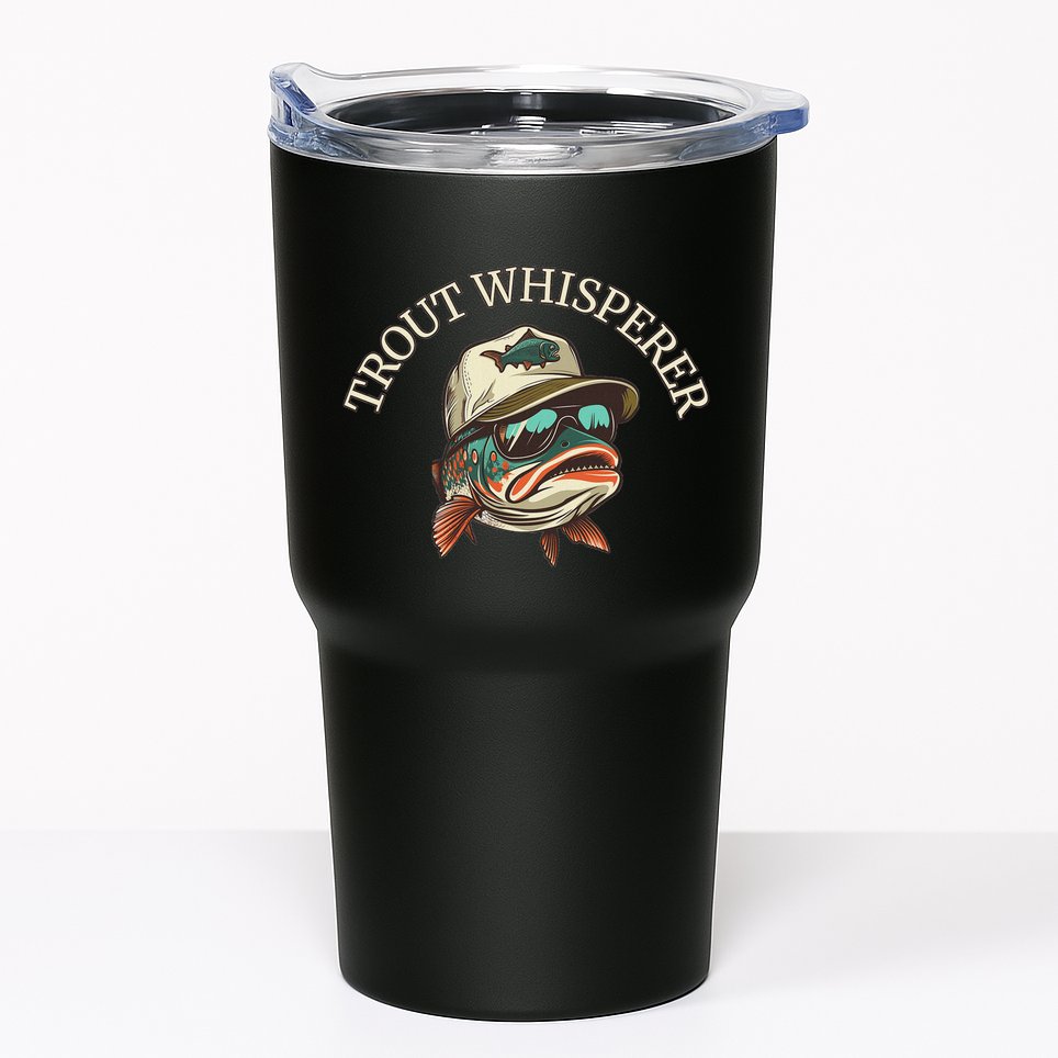 Fishing Fun Adventurous Trout Whisperer Tumbler