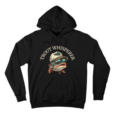 Fishing Fun Adventurous Trout Whisperer Tall Hoodie