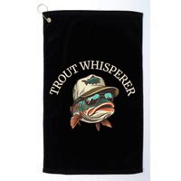Fishing Fun Adventurous Trout Whisperer Golf Towel