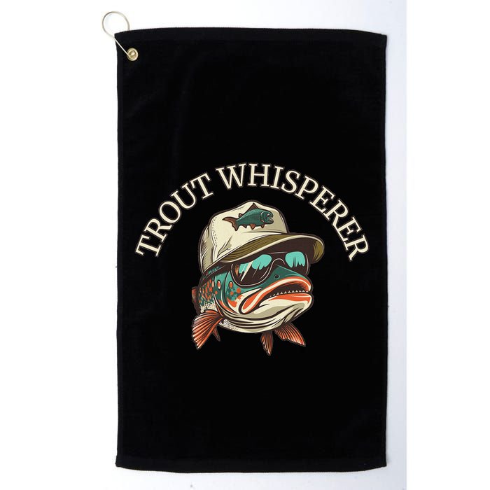 Fishing Fun Adventurous Trout Whisperer Golf Towel