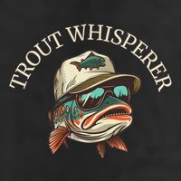 Fishing Fun Adventurous Trout Whisperer Golf Towel