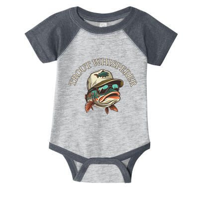 Fishing Fun Adventurous Trout Whisperer Infant Baby Jersey Bodysuit