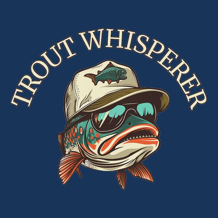 Fishing Fun Adventurous Trout Whisperer Infant Baby Jersey Bodysuit
