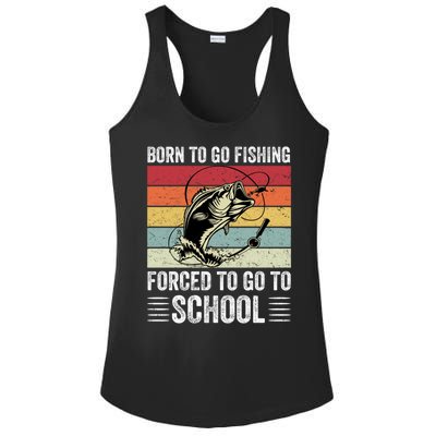 Funny Fishing Art For Men Women Fishing Fish Fisherman Ladies PosiCharge Competitor Racerback Tank