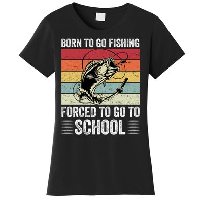 Funny Fishing Art For Men Women Fishing Fish Fisherman Women's T-Shirt