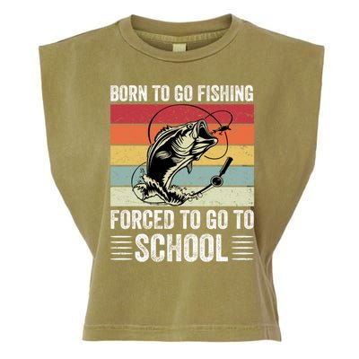 Funny Fishing Art For Men Women Fishing Fish Fisherman Garment-Dyed Women's Muscle Tee