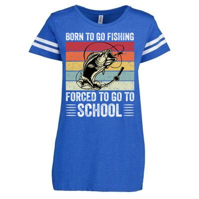 Funny Fishing Art For Men Women Fishing Fish Fisherman Enza Ladies Jersey Football T-Shirt