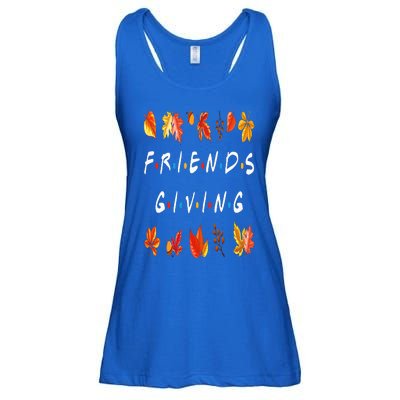 Friendsgiving Fall Autumn Friends & Family Thanksgiving Ladies Essential Flowy Tank