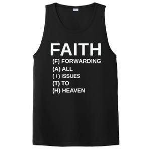 Faith Forwarding All Issues To Heaven PosiCharge Competitor Tank