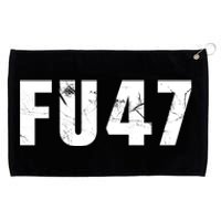 Funny Fu47 Anti Trump Patriotic Pro Harris Democrat 2024 Grommeted Golf Towel