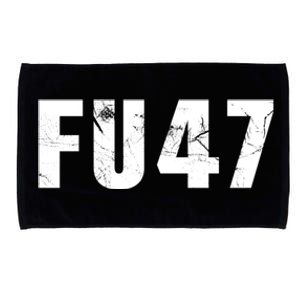 Funny Fu47 Anti Trump Patriotic Pro Harris Democrat 2024 Microfiber Hand Towel